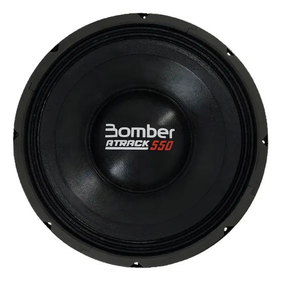 Alto Falante Bomber 12 Pol Woofer Atrack 550w Rms 4 Ohms Cor Preto