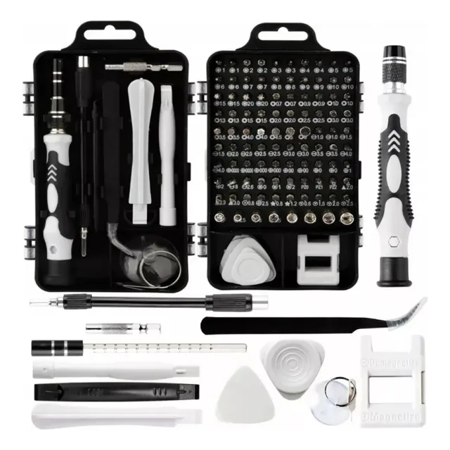 Juego Kit De Destornilladores De 115 Piezas En 1