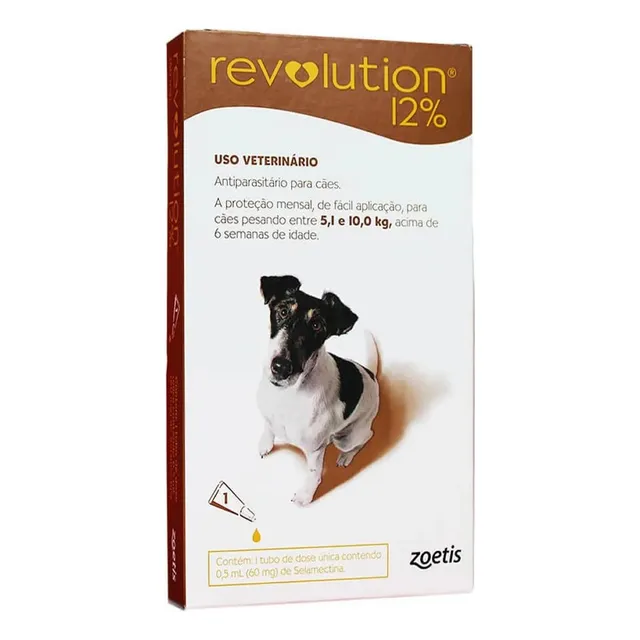 Pipeta Para Pulgas Y Parásitos Revolution Perros 5 A 10 Kg