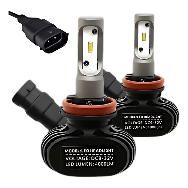 Lâmpada Ultra Led Titanium 10.000 Lumens H11 Par Tipo Xenon