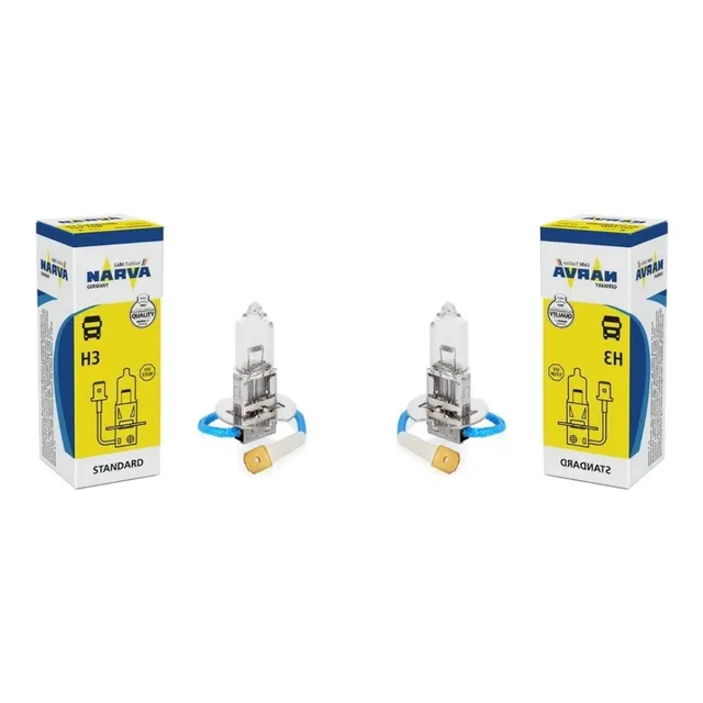 Bombillo H3 55w 12v Narva Luz Halogena Kit Juego X2