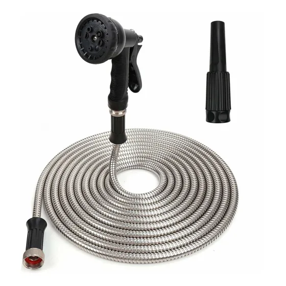 Multioutools Manguera Jardin Acero Inoxidable 304 Agua Metal
