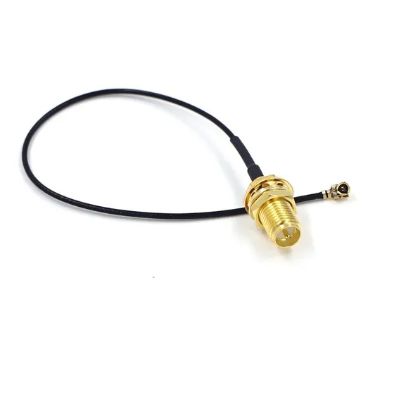 Dois Cabo Pigtail U.fi Ipx Para Rp-sma  Femêa Com 20 Cm