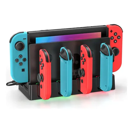 Base Cargador Para Controles Joy-con Y Switch