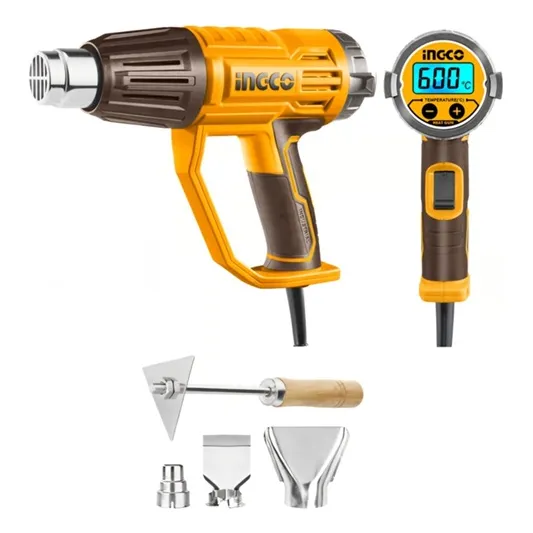 Pistola De Calor 2000w Digital Lcd Hg200058 Ingco