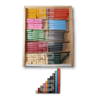Regletas De Cuisenaire Graduada Juego Matemático Didáctico Regletas De Cuisenaire Graduada Juego Matemático Didáctico