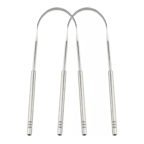 Limpiador De Lengua Raspador De Lengua Acero Higiene Oral
