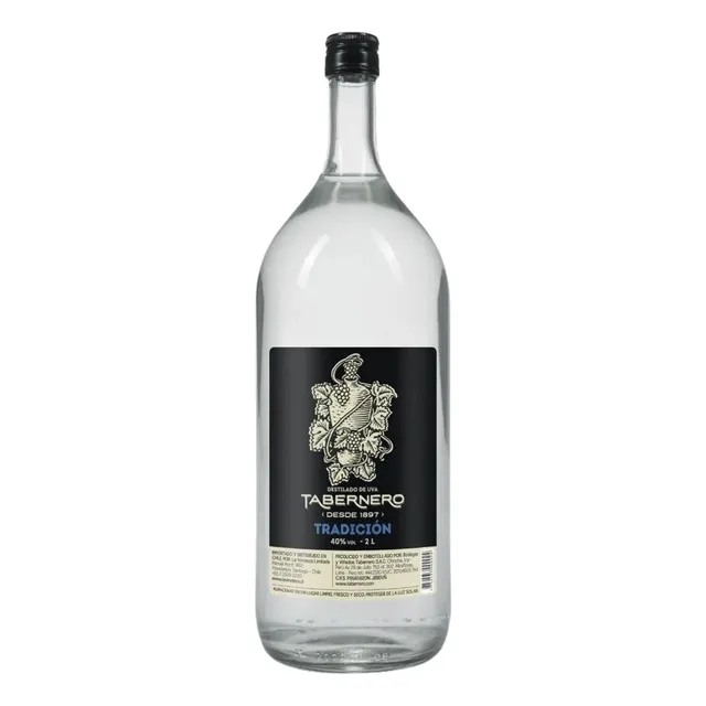 Pisco Peruano Tabernero Tradición 40 2l (destilado De Uva)