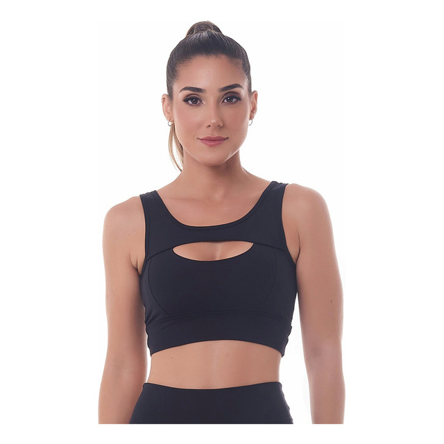 Top Academia Com Bojo Fitness Feminino Sustentação Snd Top Academia Com Bojo Fitness Feminino Sustentação Snd
