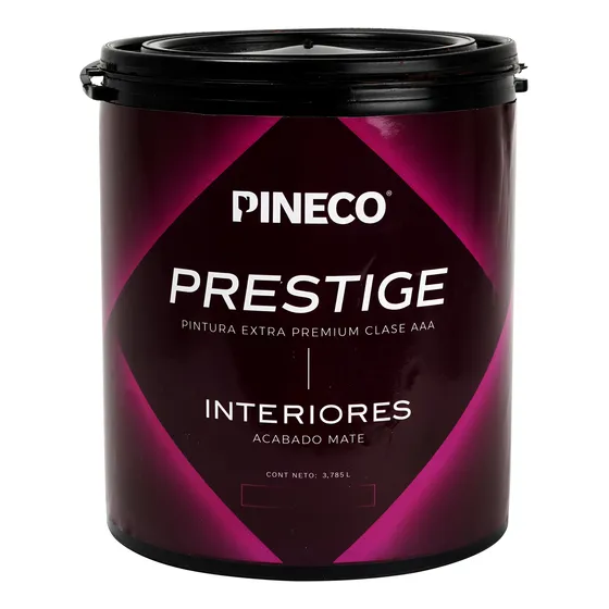 Pintura Caucho Interiores Galón Blanco Absoluto Prestige