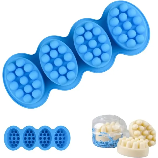 Molde Para Jabón Masajeador En Silicona  