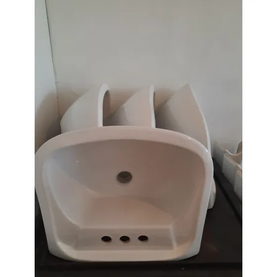 Lavamano Con Pedestal Blanco