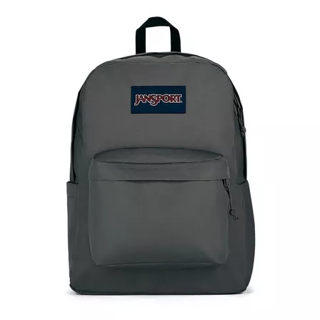 Mochila JanSport Superbreak Plus 26Lts Color Graphite Grey Urbana Diseño de la tela Liso