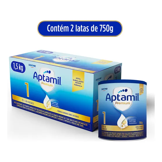 Danone Aptamil Premium 1 Aptabox 2 unidades de 750gr