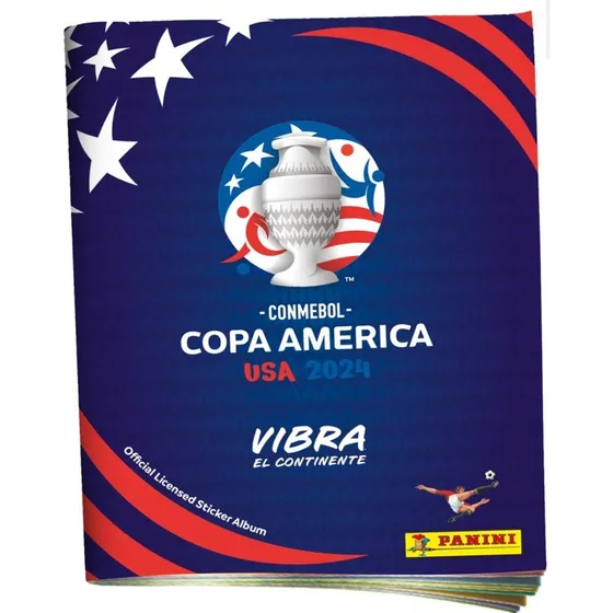 Álbum Copa América USA 2024 Panini tapa blanda
