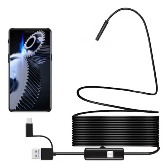 Camara Endoscopica 5mt Endoscopio Android Boroscopio Celular
