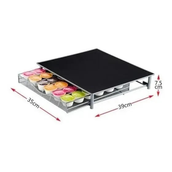 Porta Cápsulas De Café Organizador Estante Cajón 36u Eshopangie