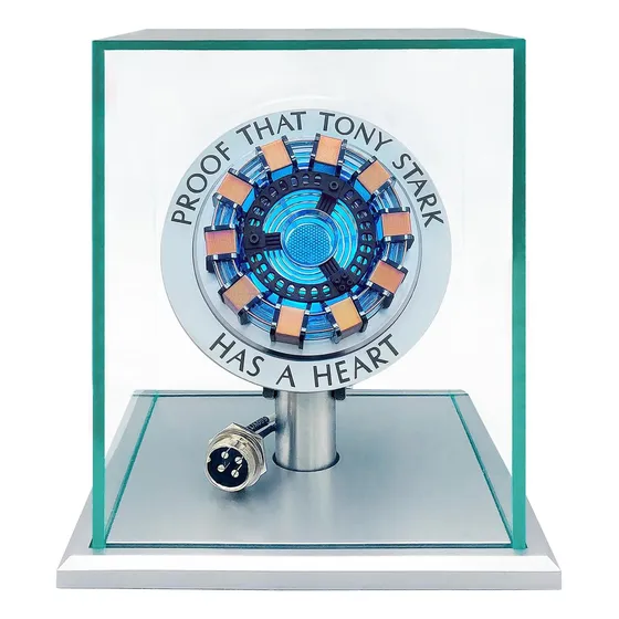 Arc Reactor Mk1-escala 1:1, Usb Diy, Luz Led, Sensor De Vibr