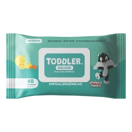 Toallitas Húmedas Toddler Sin Perfume X48