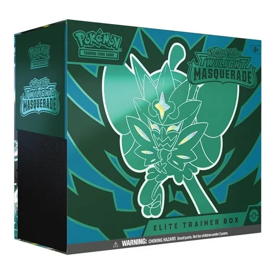 Pokemon Tcg Elite Trainer Box - Twilight Masquerade Idioma Ingles Teal Mask Ogerpon