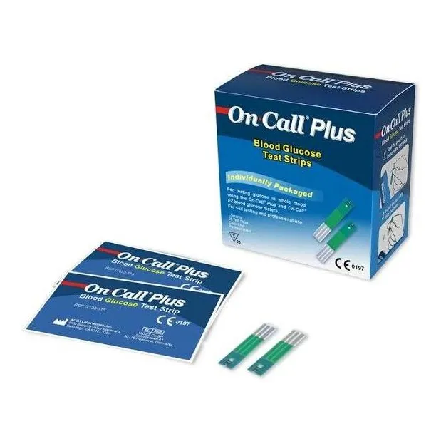 Tiras Para Glucómetro On Call Plus 50 Unidades