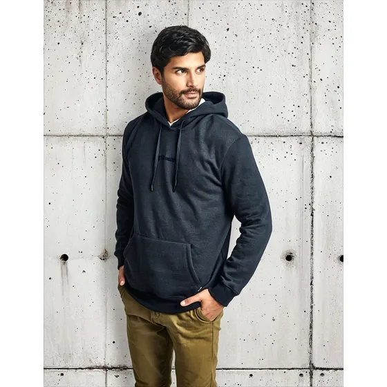 Polera Stealth Casual Capucha Hombre Azul