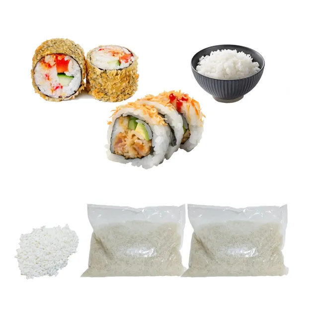 Pack 2u Arroz Glutinoso Oriental Granel De 1kg