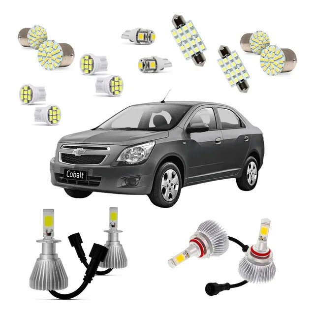 Kit Lampadas Super Leds E Leds Para Gm Cobalt 2011 A 2014