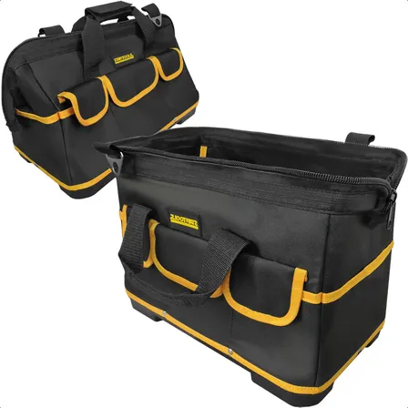 Bolsa Para Ferramentas Reforçada Maleta Com Base Borracha Antiderrapante Multiuso Eletricista