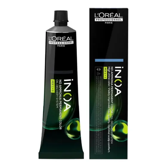 Loréal Pro Inoa Sin Amoniaco 7.11 Rubio Ceniza Profundo 60ml