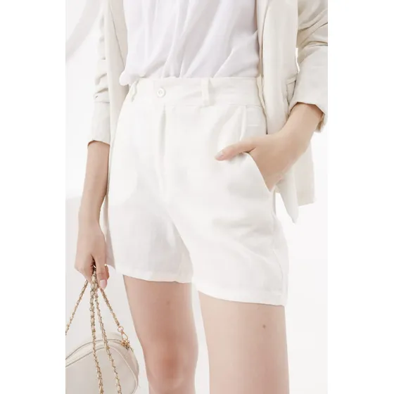 Short De Lino De Vestir Clasico