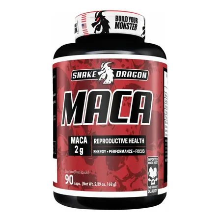 Maca 2000mg Vitamina 90 Cápsulas - Disposição Energia! Sem Sabor