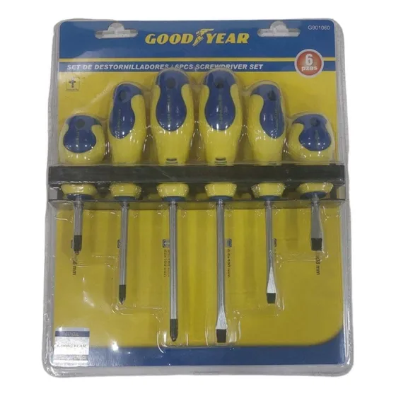 Set Destornilladores Goodyear
