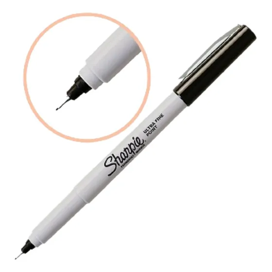 Marcador Sharpie Ultrafino Micropunta X1 Negro