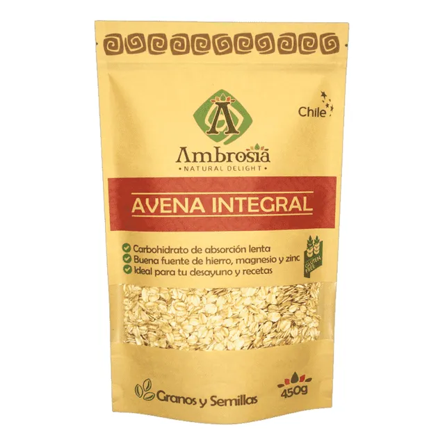 Ambrosia Avena Integral Sin Gluten 450 G