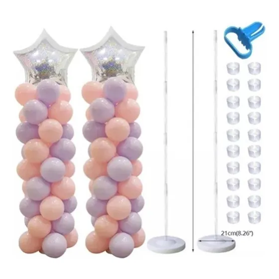 Kit De Glob 1.2m Soporte De Globos Para Decoración De Fiesta