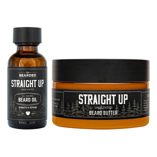 Kit De Cuidado De Barba Live Bearded Straight Up Con Aceite Kit De Cuidado De Barba Live Bearded Straight Up Con Aceite