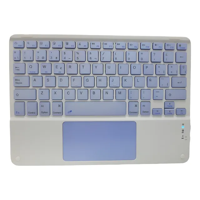 Teclado Magnético Bluetooth Con Touchpad Para Tablet/iPad