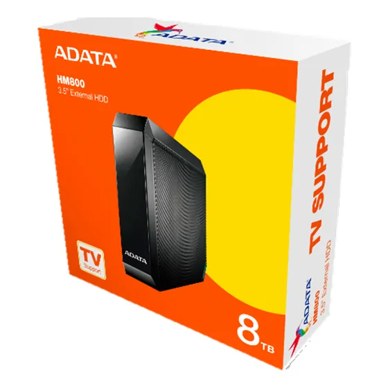 Disco Duro Externo Adata 8tb Hm800/usb 3.2/gen 1 + Tubo/hdd