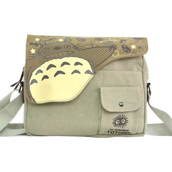 Bolso Bandolera De Lona Totoro Para Hombre Y Mujer