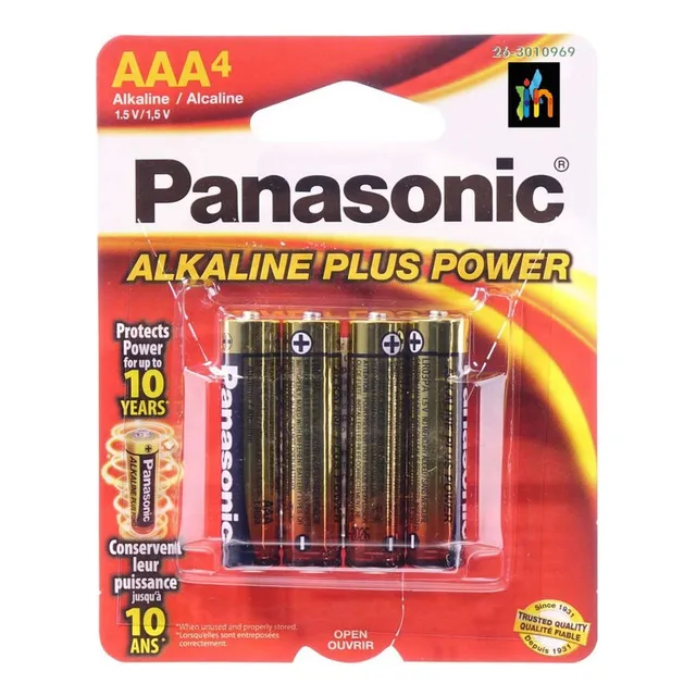 Pila Aaa Panasonic Pilas 2023 Cilíndrica - Pack De 4 Unidades