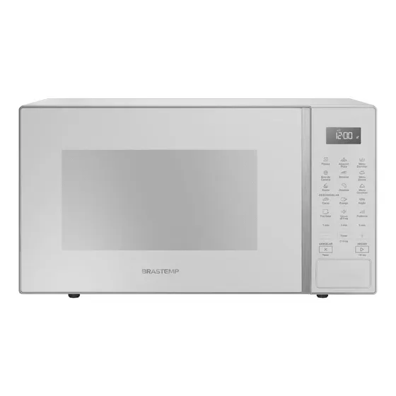 Micro-ondas BMS46AB 32 Litros Branco Com Menu Gourmet Brastemp