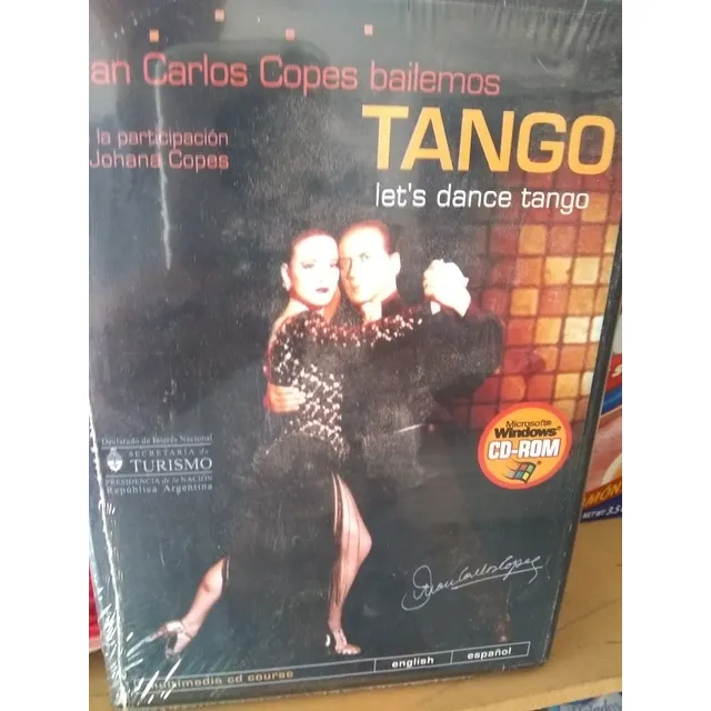 Dvd Juan Carlos Copes Bailemos Tango Let's Dance Cd Room