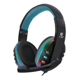Fone De Ouvido Gamer Rgb Headset Headphone P/ Celular Pc Ps4 Cor Azul Fone De Ouvido Gamer Rgb Headset Headphone P/ Celular Pc Ps4 Cor Azul