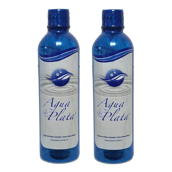  Agua De Plata 20ppm 2 De 500ml 