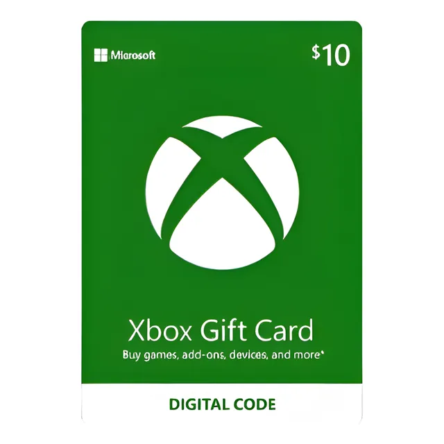 Tarjeta Gift Card Xbox De 10 Dólares (usa)