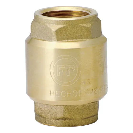 Valvula Check Bronce 3/4 Pulgadas Tipo Europa Fp Tienda
