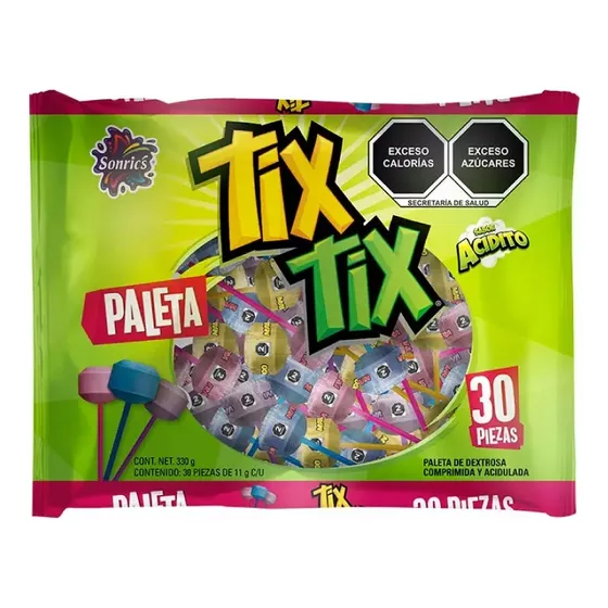 Paleta Tix Tix 30 Piezas