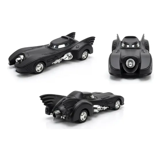Carrinho Ferro Miniatura Batmóvel Batman Coleçao Super Herói