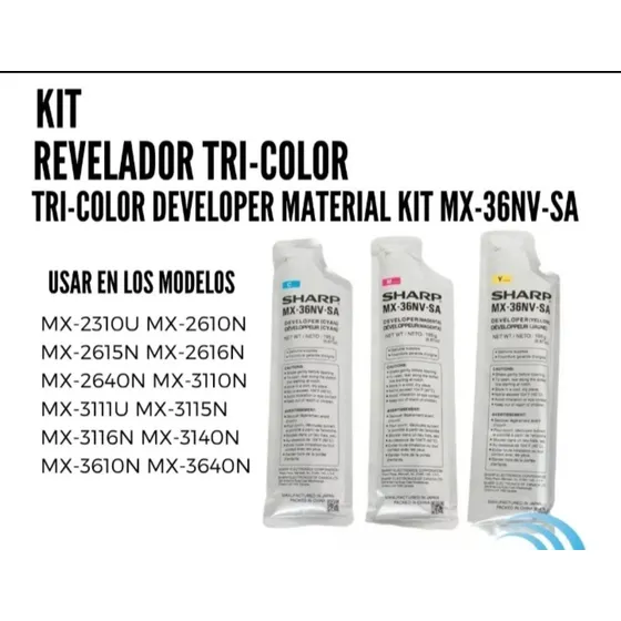 Kit De Reveladores Sharp Mx-36nv-sa